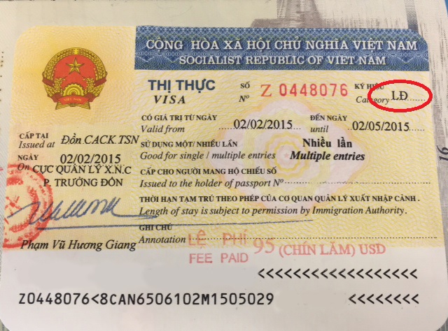 work visa and temporary residence card