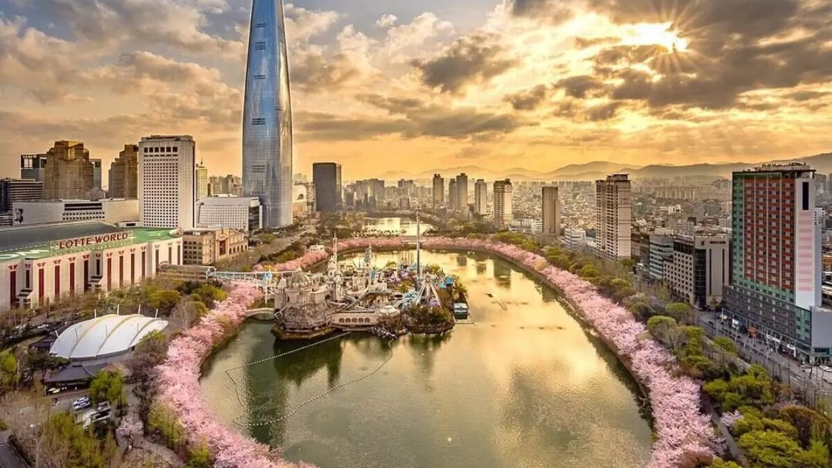 Hồ Seokchon: Biển Ngàn Hoa Giữa Seoul Sôi Động - Trải Nghiệm đi...!