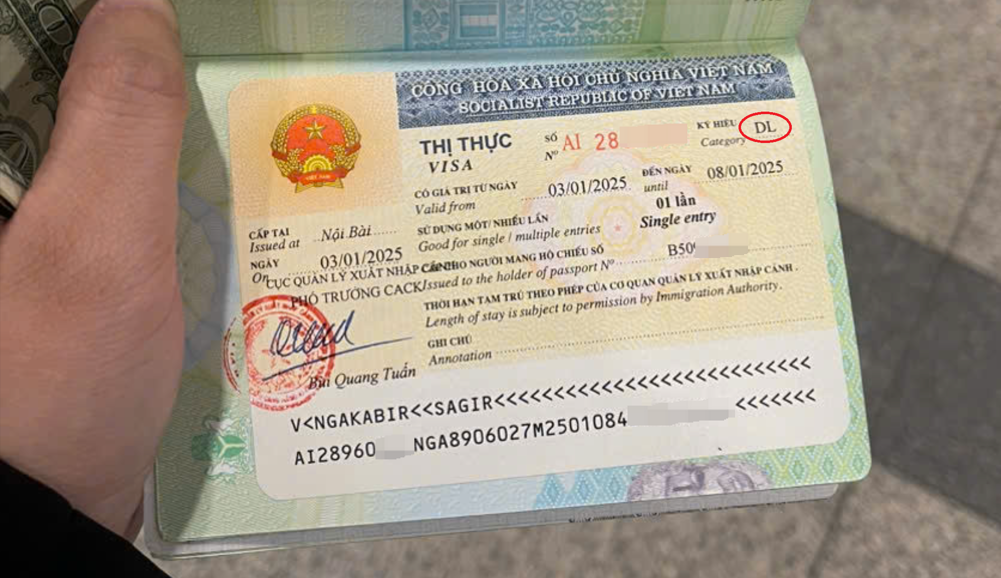 tourist visa
