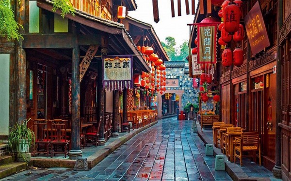 Phố đi bộ Cẩm Lý - Phố cổ đẹp nhất Thành Đô